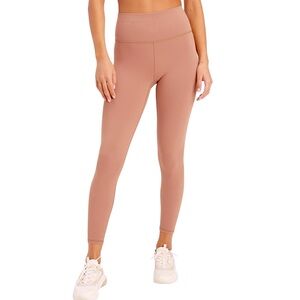 FABLETICS Define Powerhold High Waisted 7/8 yoga pants brown “Teddy” 1X - NWT!